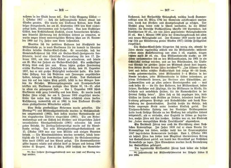 Konrad Klose, Geschichte der Stadt Lüben, Verlag Kühn Lüben, 1924, S. 306/307