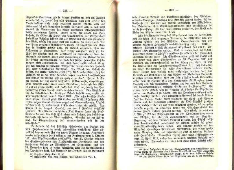 Konrad Klose, Geschichte der Stadt Lüben, Verlag Kühn Lüben, 1924, S. 336/337