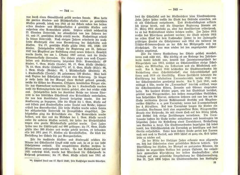 Konrad Klose, Geschichte der Stadt Lüben, Verlag Kühn Lüben, 1924, S. 344/345