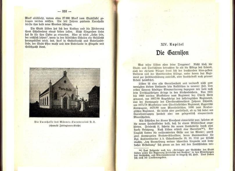 Konrad Klose, Geschichte der Stadt Lüben, Verlag Kühn Lüben, 1924, S. 352/353