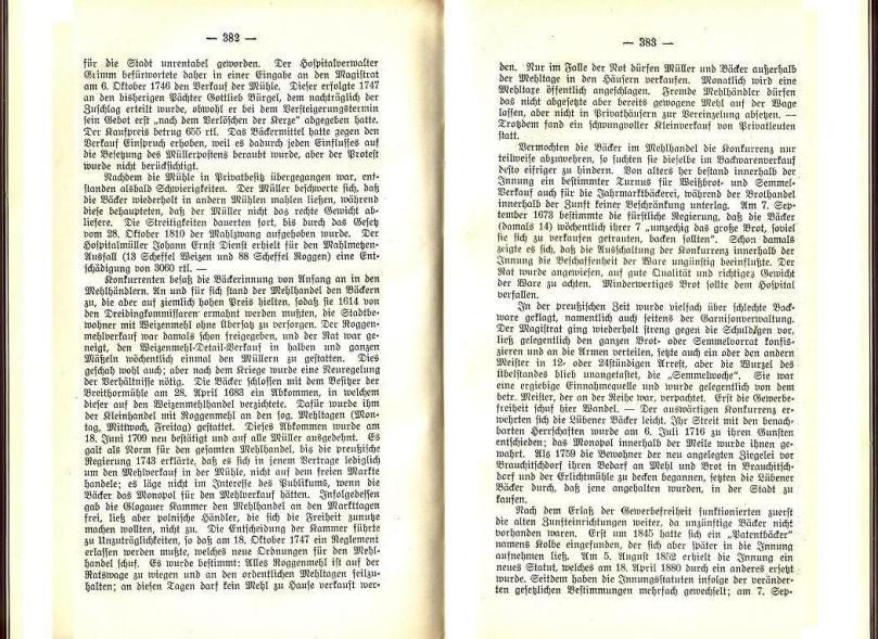 Konrad Klose, Geschichte der Stadt Lüben, Verlag Kühn Lüben, 1924, S. 382/383