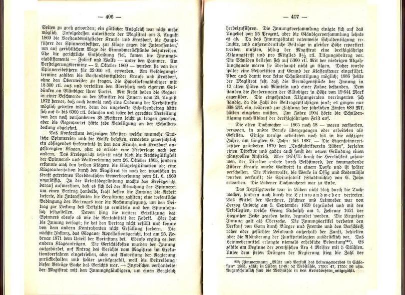 Konrad Klose, Geschichte der Stadt Lüben, Verlag Kühn Lüben, 1924, S. 406/407