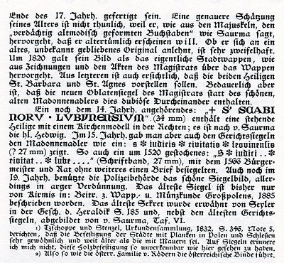 Otto Hupp: Die Wappen und Siegel der deutschen Städte, 1896/98 S. 162