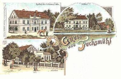 Fuchsmühl: Gasthof zum Schwarzen Adler, Schloss, Schloss-Garten