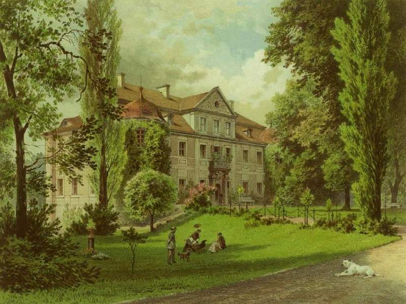 Schloss Gaffron nach einer Lithographie