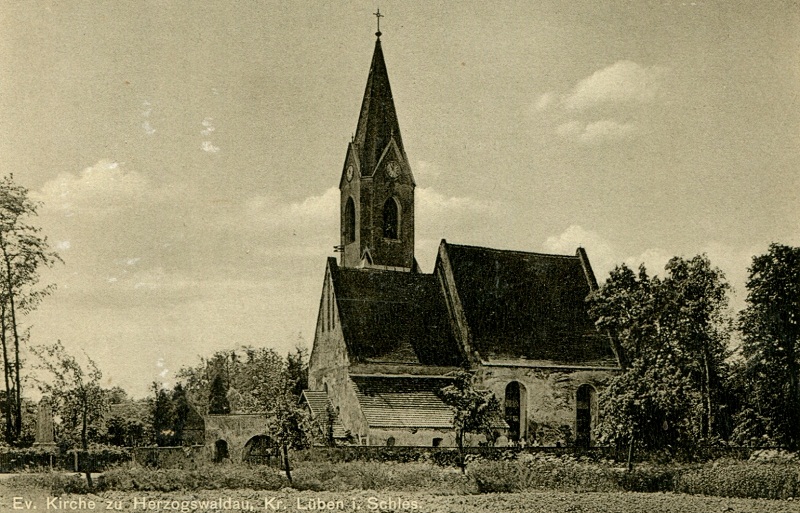 Evangelische Kirche zu Herzogswaldau Krs. Lüben i. Schlesien