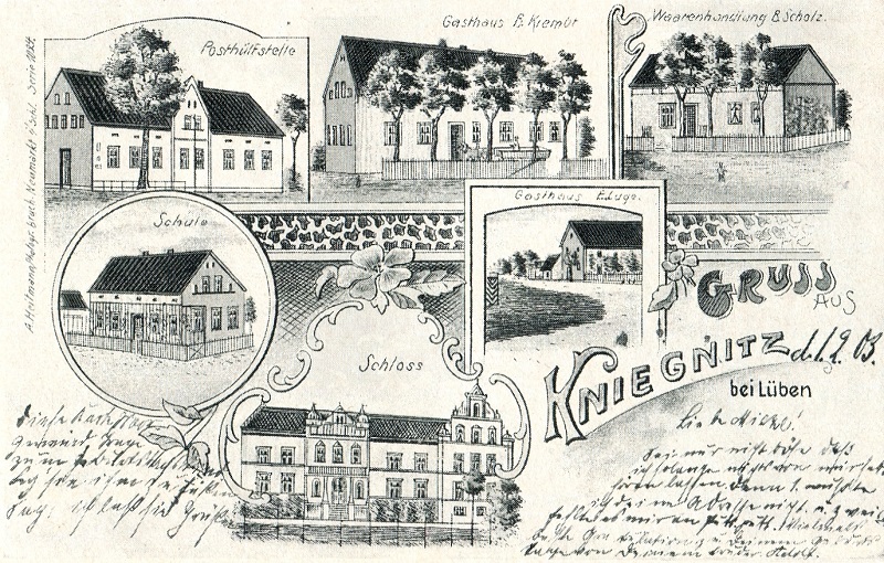 Kniegnitz um 1900