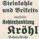 Kotzenauer Geschäftsanzeigen aus der Beilage des Kotzenauer Stadtblatt 1935