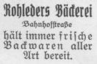 Bäckerei Rohleder