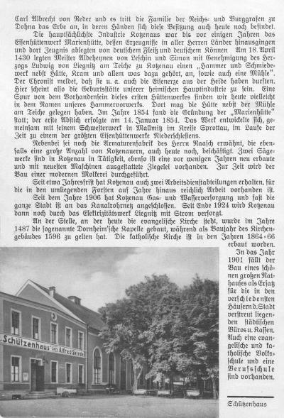 Beilage zum Kotzenauer Stadtblatt vom 24.8.1935, Seite 2