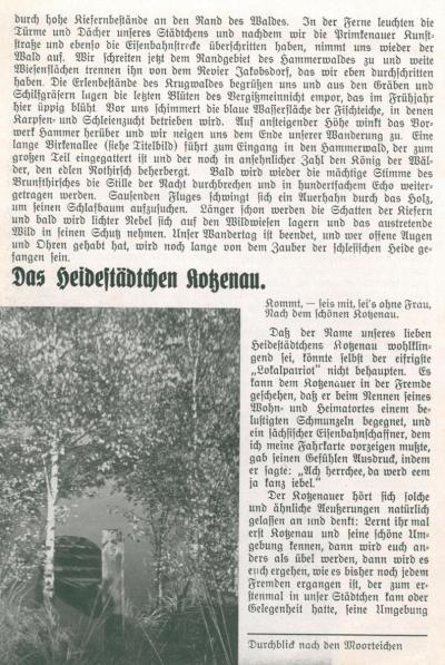 Beilage zum Kotzenauer Stadtblatt vom 24.8.1935, Seite 6
