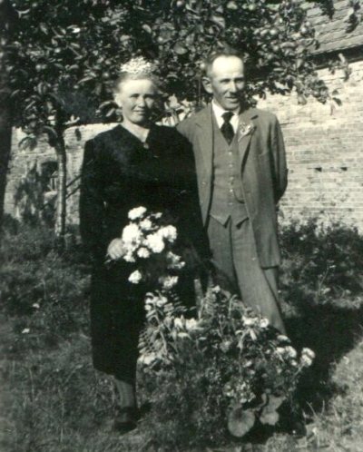 Paul Grieger und Frieda geb. Ressel Silberhochzeit am 28.8.1944