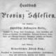 Handbuch der Provinz Schlesien - Zweite Abtheilung: Gewerbliches Adreß-Buch, 51. Auflage, Verlag Wilhelm Gottlieb Korn, 1872