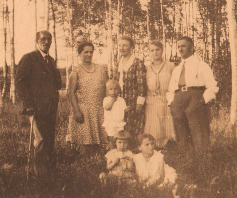 Rudolf Schnabel, Hildegard Zebe, Margarethe Schnabel, Martha Zebe, Gerhard Zebe, -, -, Ursula Zebe