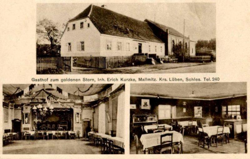 Gasthof zum Stern von Erich Kurzke in Mallmitz