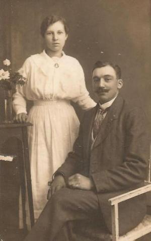 Otto Kroll und Elisabeth geb. Pistor um 1917