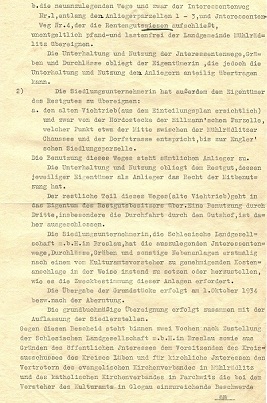 Siedlungsbescheid 1934