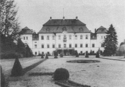 Schloss des Grafen Ballestrem nach dem Umbau 1901