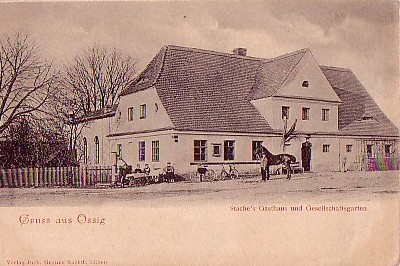 Stache's Gasthaus mit Gesellschaftsgarten um 1900