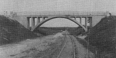 Eisenbahnbrücke beim Bahnhof Raudten Süd 1912