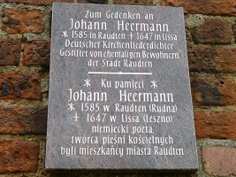 Die beiden Texte zu Ehren Johann Heermanns