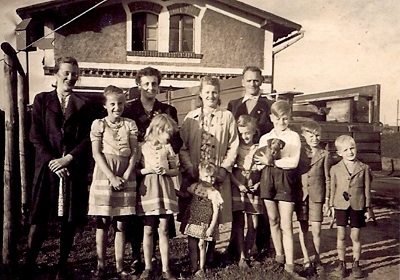 Abschied auf dem Bahnhof Raudten-Stadt 1944