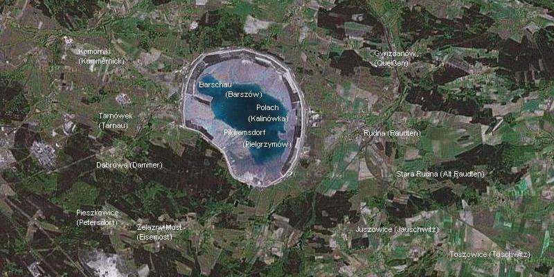 Pilgramsdorf ist in diesem Stausee versunken