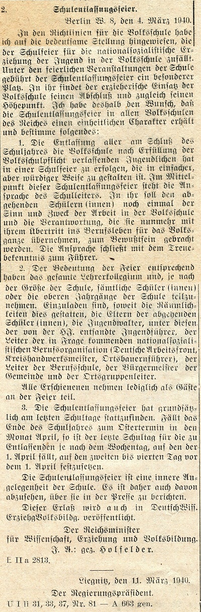 Amtliches Schulblatt für den Regierungsbezirk Liegnitz 6/1940 S. 35