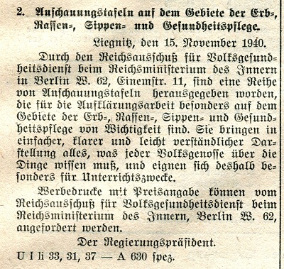 Amtliches Schulblatt für den Regierungsbezirk Liegnitz 23/1940 S. 122