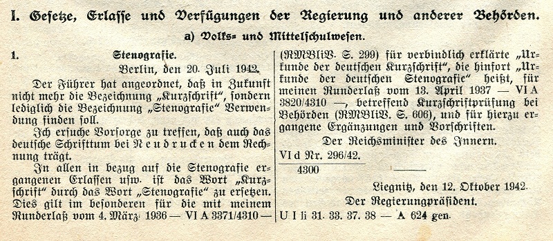 Amtliches Schulblatt für den Regierungsbezirk Liegnitz 20/1942 S. 91