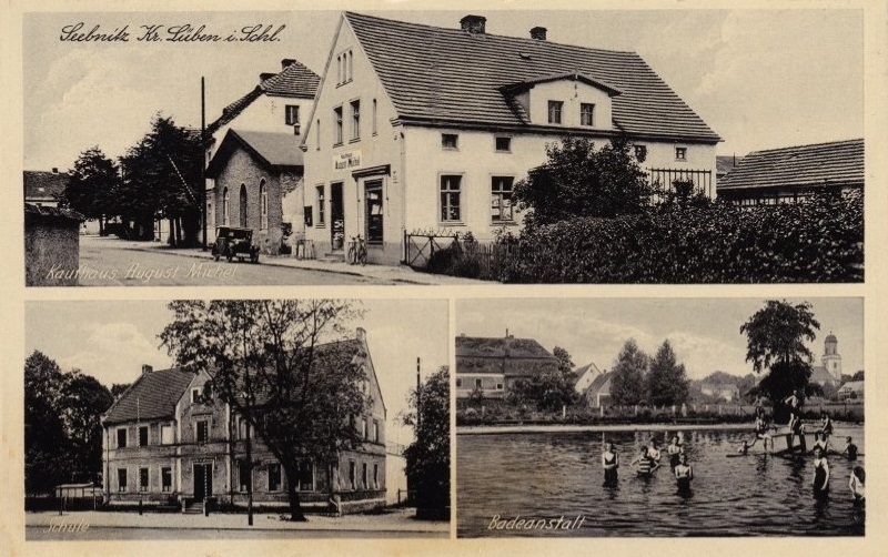 Kaufhaus August Michel, Schule, Badeanstalt