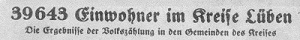 Niederschlesische Tageszeitung August 1939