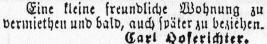 Anzeige im Lübener Stadtblatt vom 4.6.1892