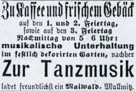 Anzeigen im Lübener Stadtblatt vom 4.6.1892