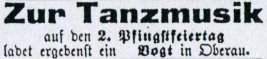 Anzeigen aus dem Lübener Stadtblatt vom 4. Juni 1892